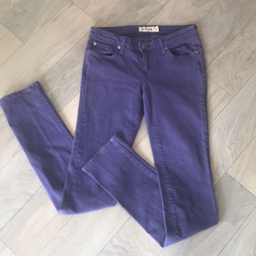 Purple Just USA SkinnyâJeans Size: 5 28â Waist